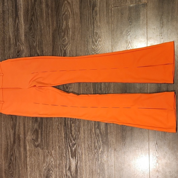 ❤️ NWOT! ZARA HIGH RISE FLARE SPLIT HEM PANTS, SMALL - Picture 3 of 12